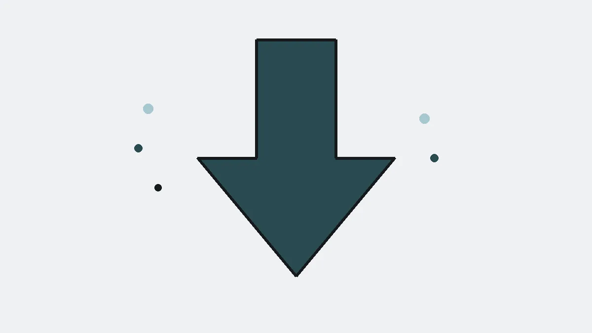 Close detail of the torrent-arrow tip used across this install guide.